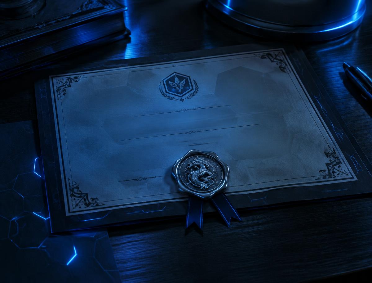 Diplomas e certificados